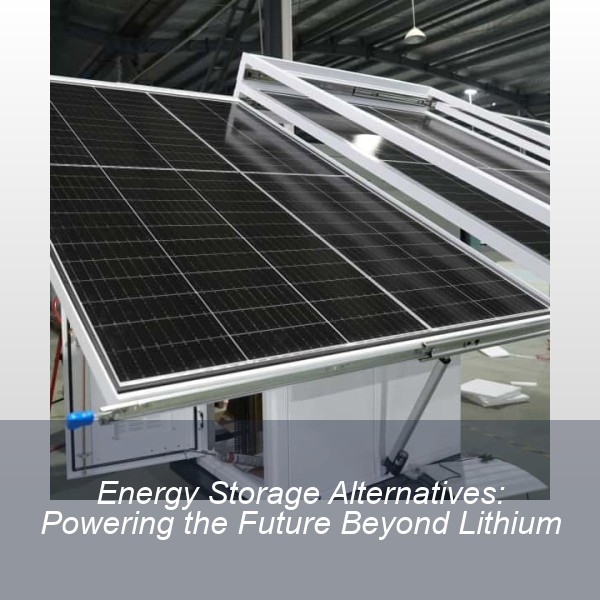 Energy Storage Alternatives: Powering the Future Beyond Lithium